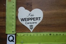 Old Sticker Camping Caravan