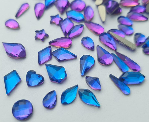 Rhinestone gems nail - gems, mix