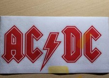 5” ACDC AC/DC Outline Band Sticker Logo Vinyl Decal Custom Colours Car Window 