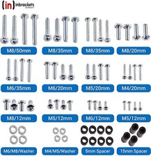 Bracket screws bolt washer - bracket,