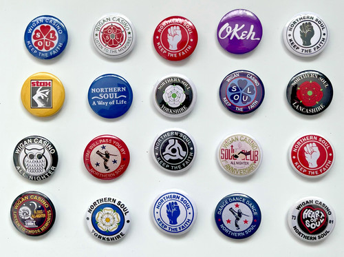 Northern soul badges 20 - northern,