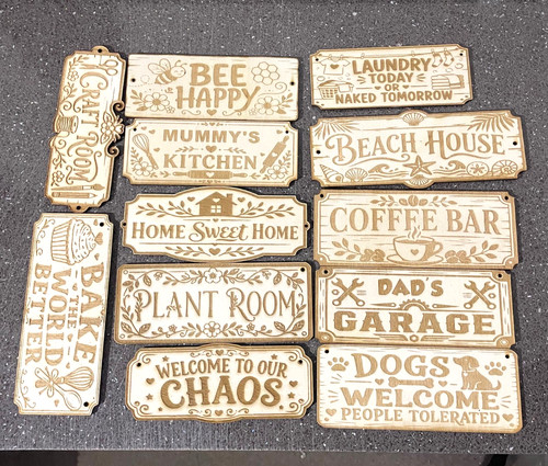 Laser engraved wooden - engraved,