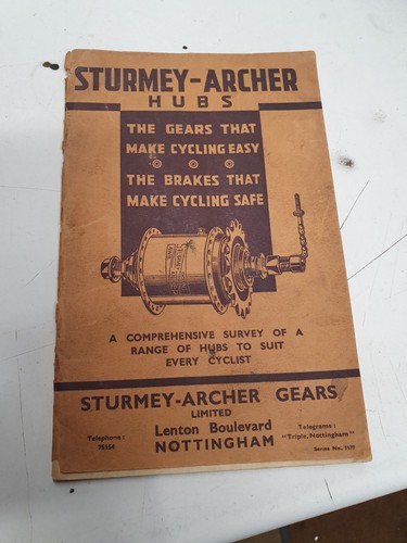 1939 vintage sturmey - 1939,