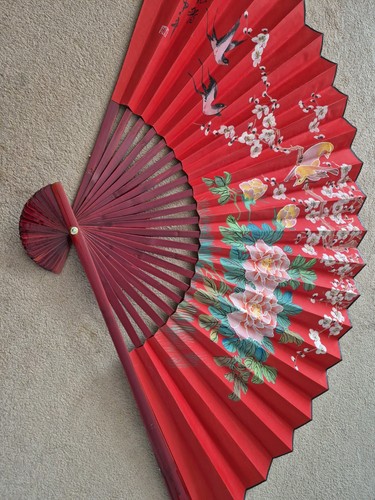 Large red oriental decorative - large,