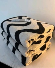 3× Bath Towels 70×130cm 100%