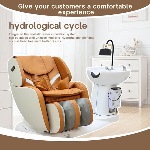 Luxury electric shampoo chair - luxury,