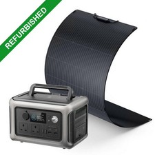 ALLPOWERS R600 Portable Solar 299Wh Solar Generator & 100W Flexible Solar Panel