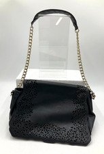 Reiss black leather shoulder