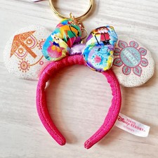 Tokyo Disney Resort Key Chain It's A Small World MICKY EARS Hand Bag, Purses