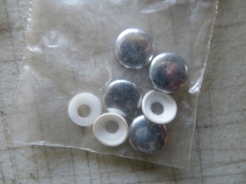 Number plate screw chrome - plate,