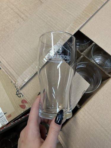 Theakston pint tulip glass - tulip,