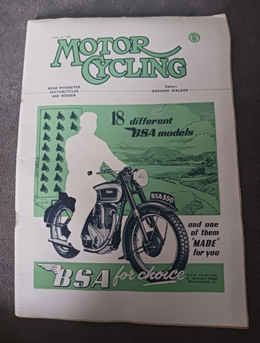 Motor cycling magazine - cycling,