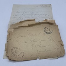 WW1 1917 Handwritten Letter