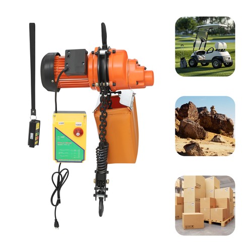1100lb electric chain hoist - 1100lb, 3m
