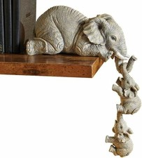 3 Set Elephant Shelf Sitter