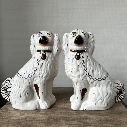 Pair large staffordshire - large,