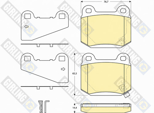 Girling 6133509 rear brake - 6133509,