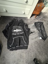 Corteiz Superior Alcatraz Reverse Stitch Hoodie Black Medium Streetwear Jumper