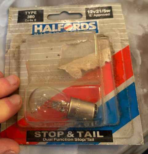 Halfords emergency bulb kit - emergency,