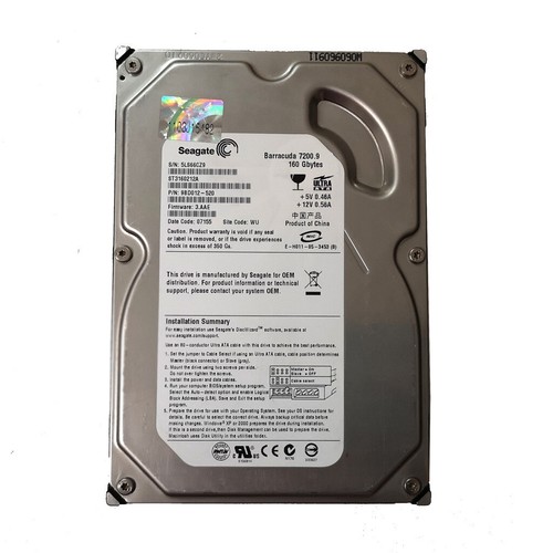Seagate 160gb st3160212a - seagate, 7200