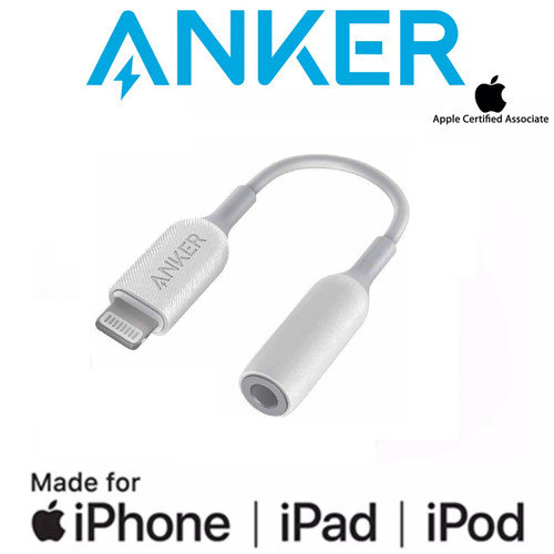 Anker lightning 5mm white - anker, 3.5mm