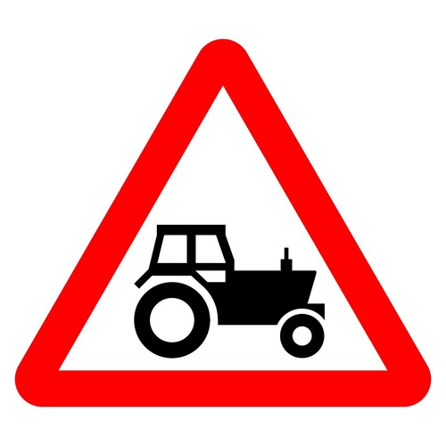 Tractors sign sticker - sticker, |