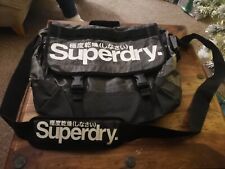 Superdry blacklabel Laptop/Messenger Black Camoflauge Bag
