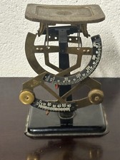 Lovely Set Of Vintage Antique Postal Bilateral Brass And Metal Scales
