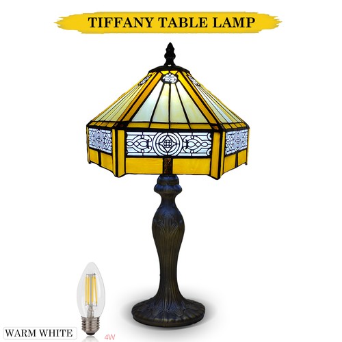 Tiffany yellow hexagon - tiffany,