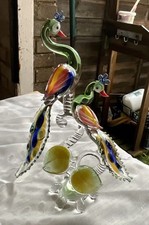 VERY NICE ART GLASS PAIR OF