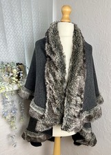 QED London Faux Fur Trimmed