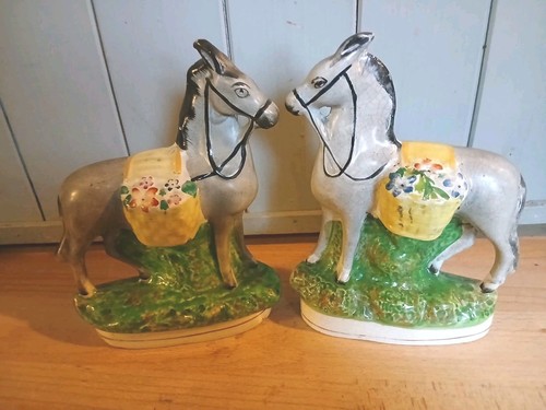 Staffordshire pair antique - staffordshire,