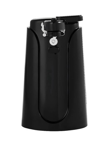 Black electric can opener - opener, &
