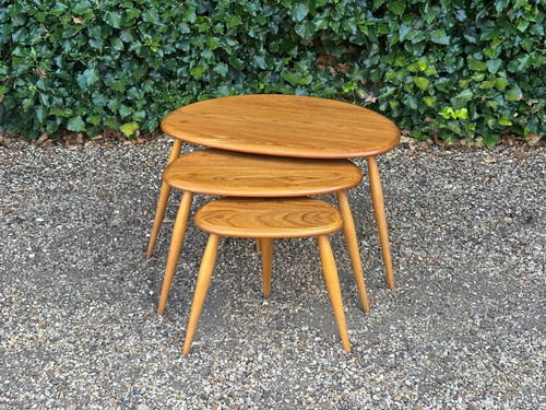 Vinatge ercol pebble nest - ercol,