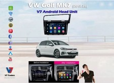 VW Golf mk7 2013-20 Android Auto CARPLAY HD Screen Head Unit Stereo GPS Panel