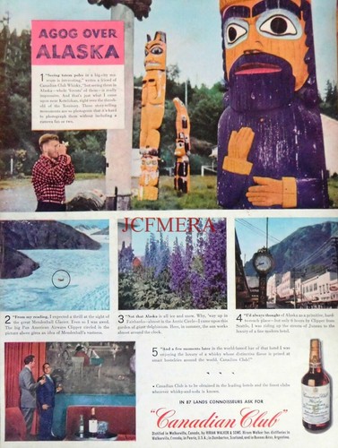 Canadian club whisky advert - canadian,