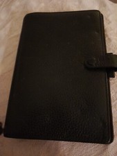FILOFAX FINSBURY BLACK LEATHER