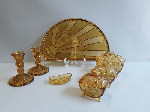 Soweby art deco - , amber