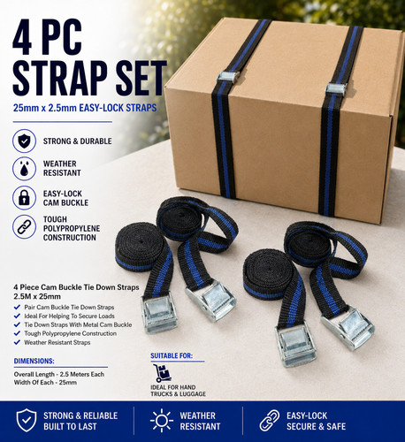 Pack cam buckle tie down - tie,