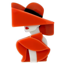 (3) Acrylic Art Deco Style