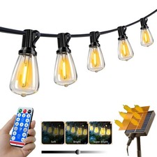 60FT Solar String Lights