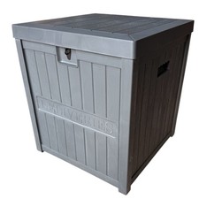 Heavy Duty Grey Parcel Delivery Box – Lockable Outdoor Storage Containe