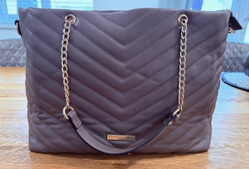 Dune grey quilted - hand, bag