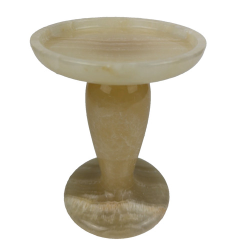 Vintage onyx pillar candle - vintage,