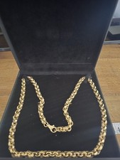 Mens 9ct Gold Belcher Chain  Heavy