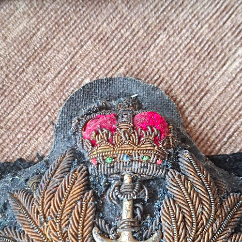 Naval cap badge - cap, anchor