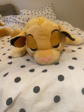 Disney sleeping cudleez 60cm simba lion king plush soft toy