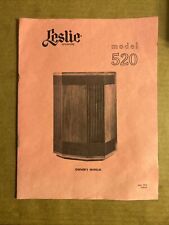 Vintage July 1976 Leslie Model