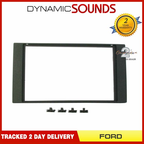 Black double din fascia - double,