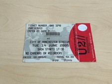 U2 Vertigo 2005 Concert Ticket Manchester Stadium 14th June 2005 Snow Patrol